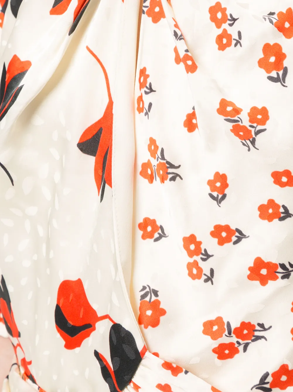self portrait mixed floral dress
