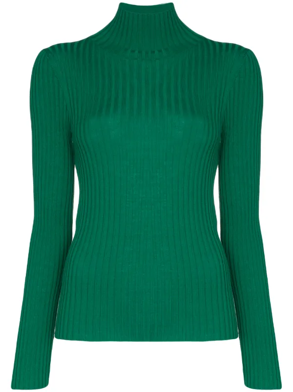 green turtleneck shirt