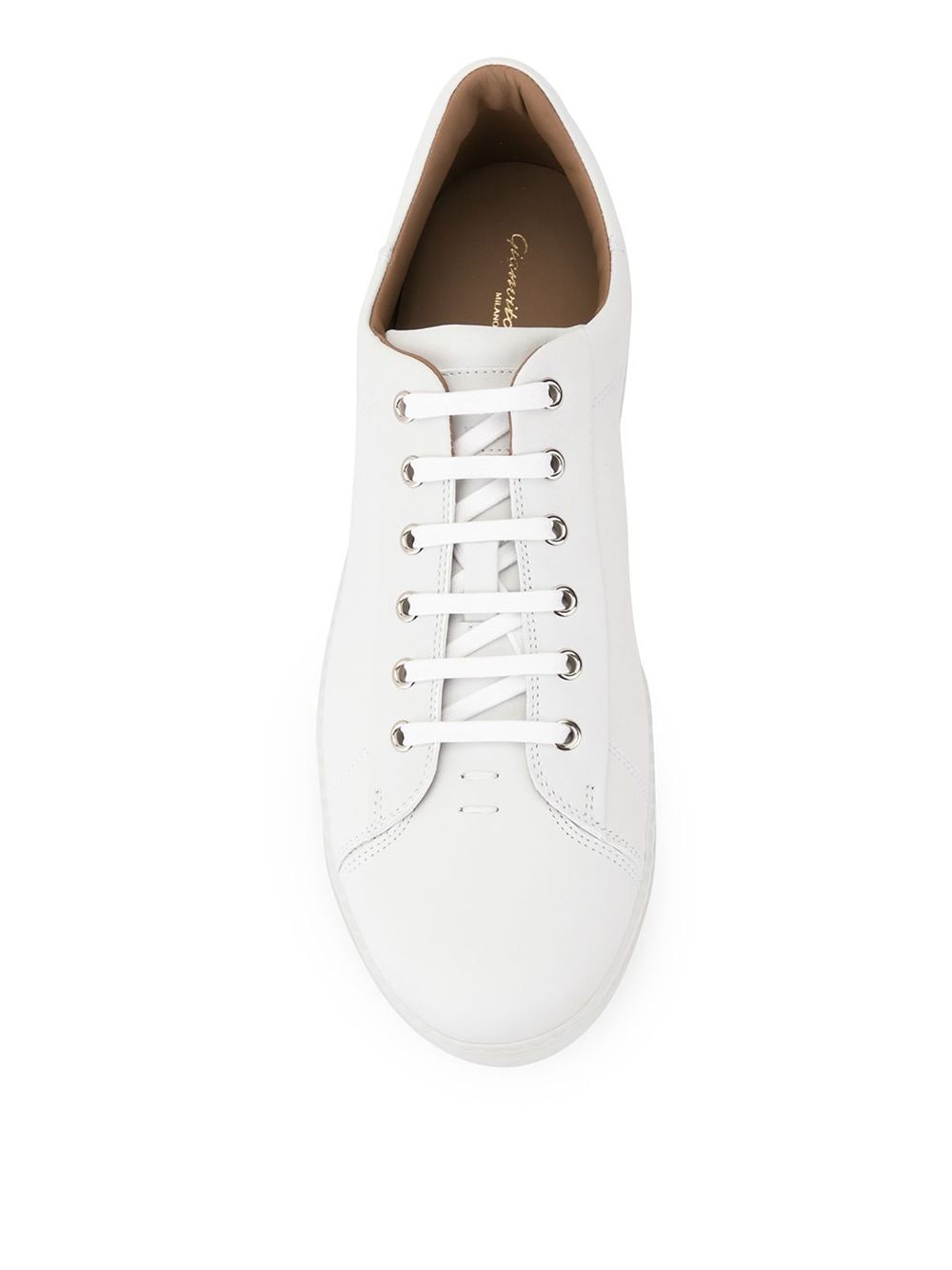 Shop Gianvito Rossi Low-top Sneakers In White