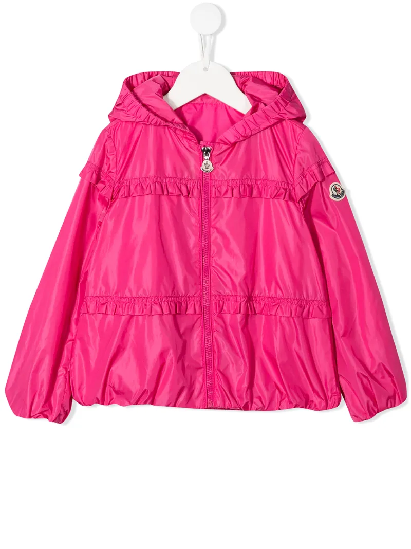 Moncler Kids дутый жилет с капюшоном