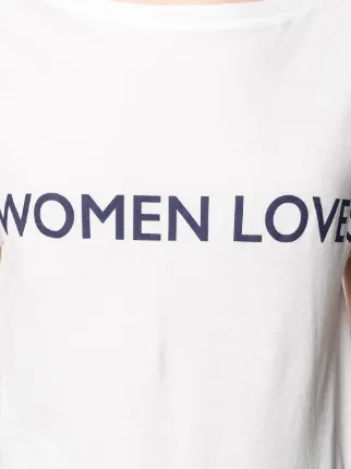 Women Loves印花T恤展示图