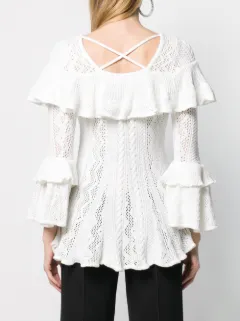 Portrait Self Increspato Top Farfetch Bordo Con bf7ygY6
