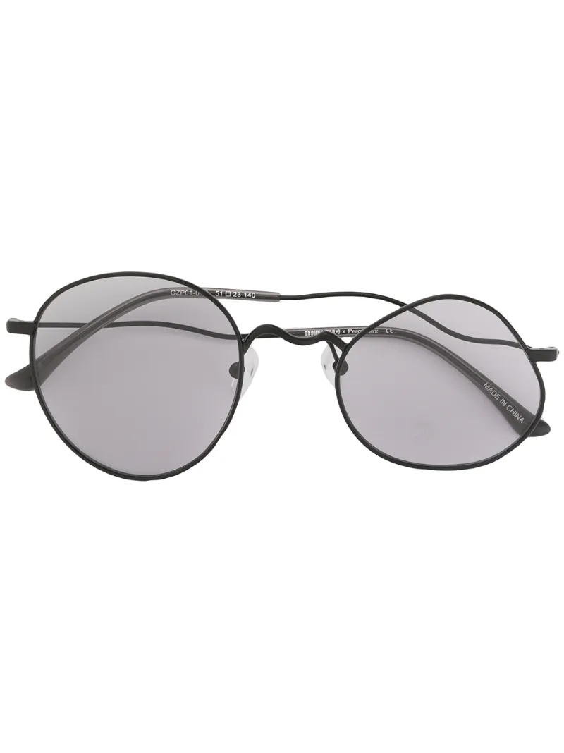 Ground Zero distorted frame sunglasses