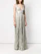 Maria Lucia Hohan Riley metallic maxi dress