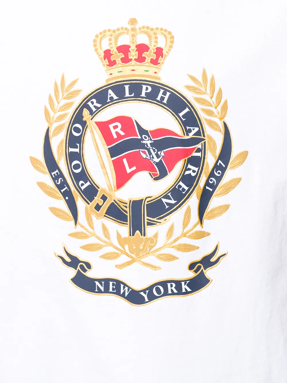 фото Polo ralph lauren футболка с круглым вырезом и логотипом