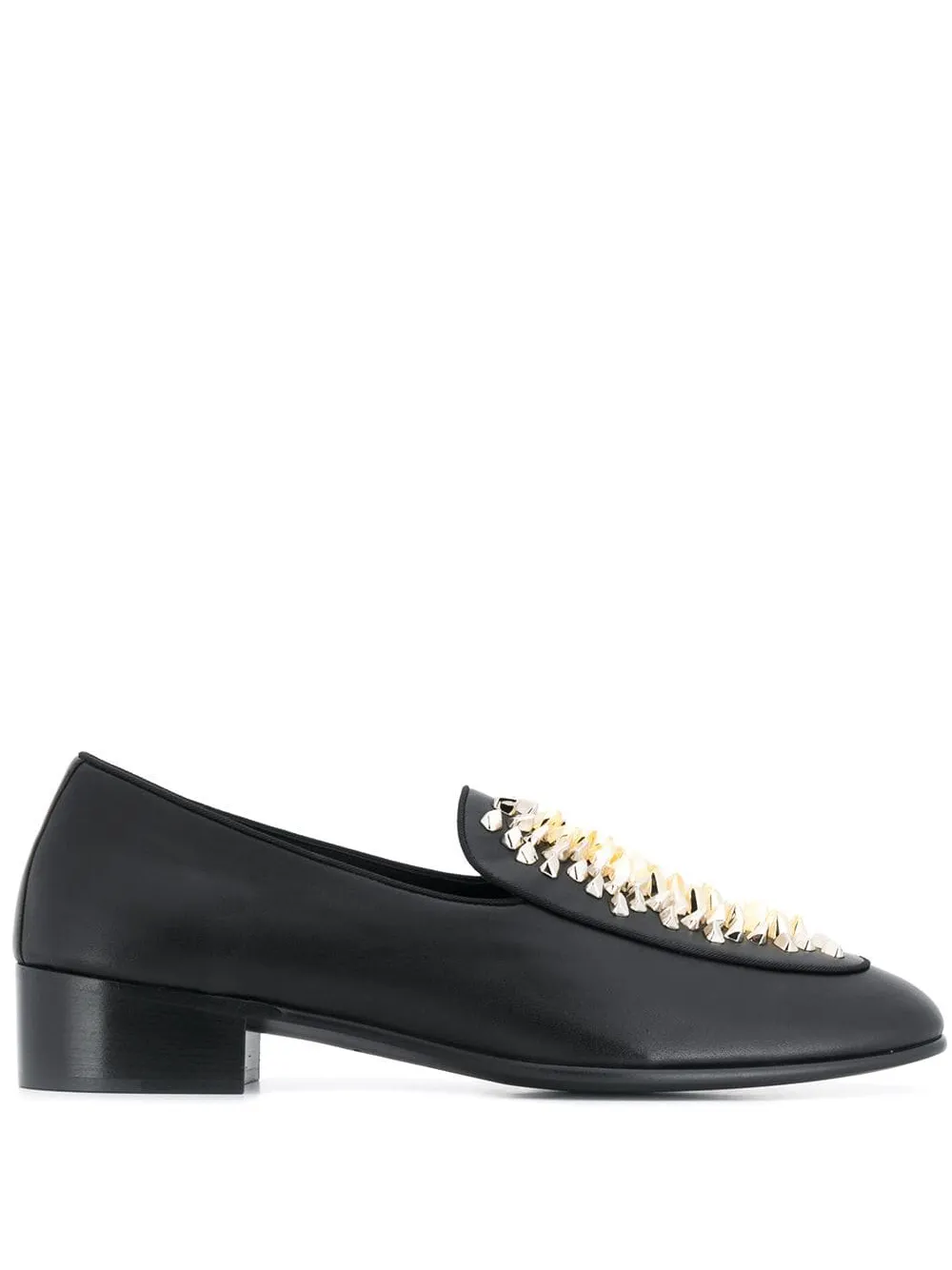 Giuseppe Zanotti Mocassini con borchie Richard - Nero