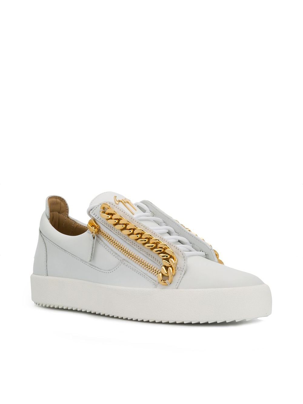 Shop Giuseppe Zanotti Frankie chain sneakers with Express Delivery ...