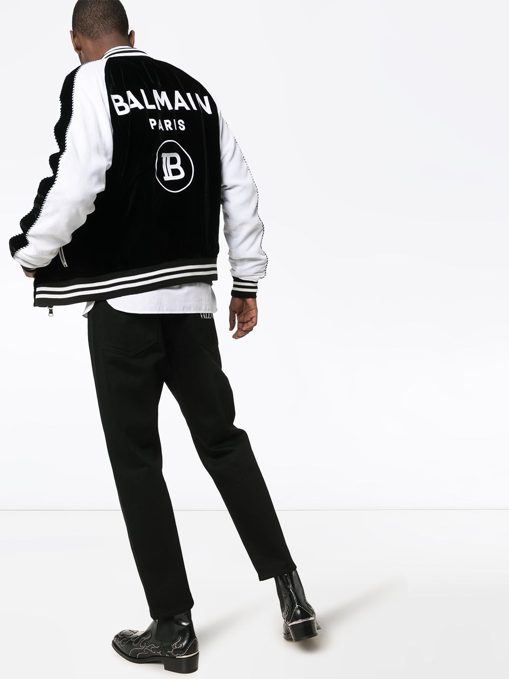 фото Balmain бомбер teddy