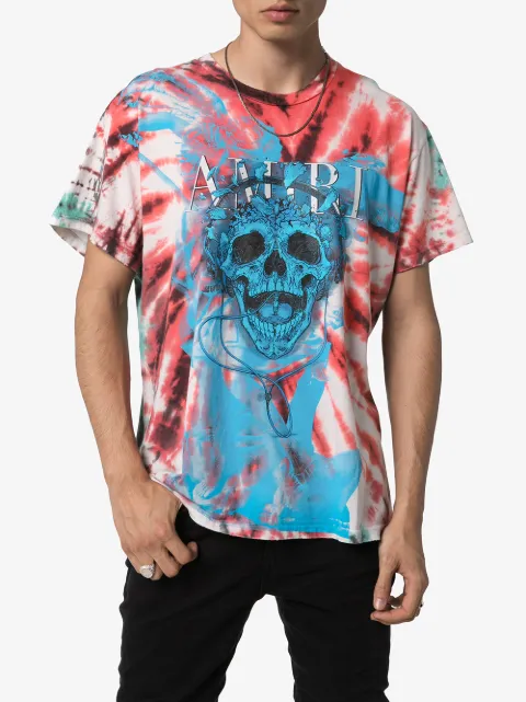Amiri Tie-Dye Skull T-Shirt Ss20 