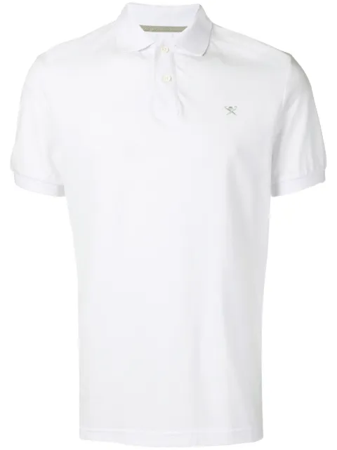 Hackett London embroidered logo polo shirt