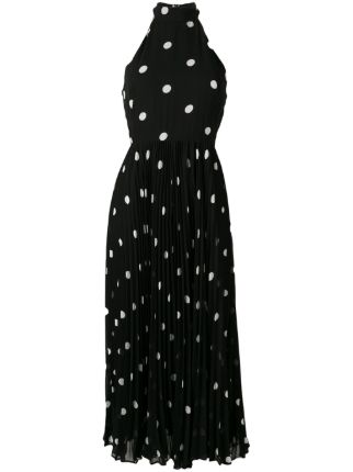 zimmermann black and white polka dot dress