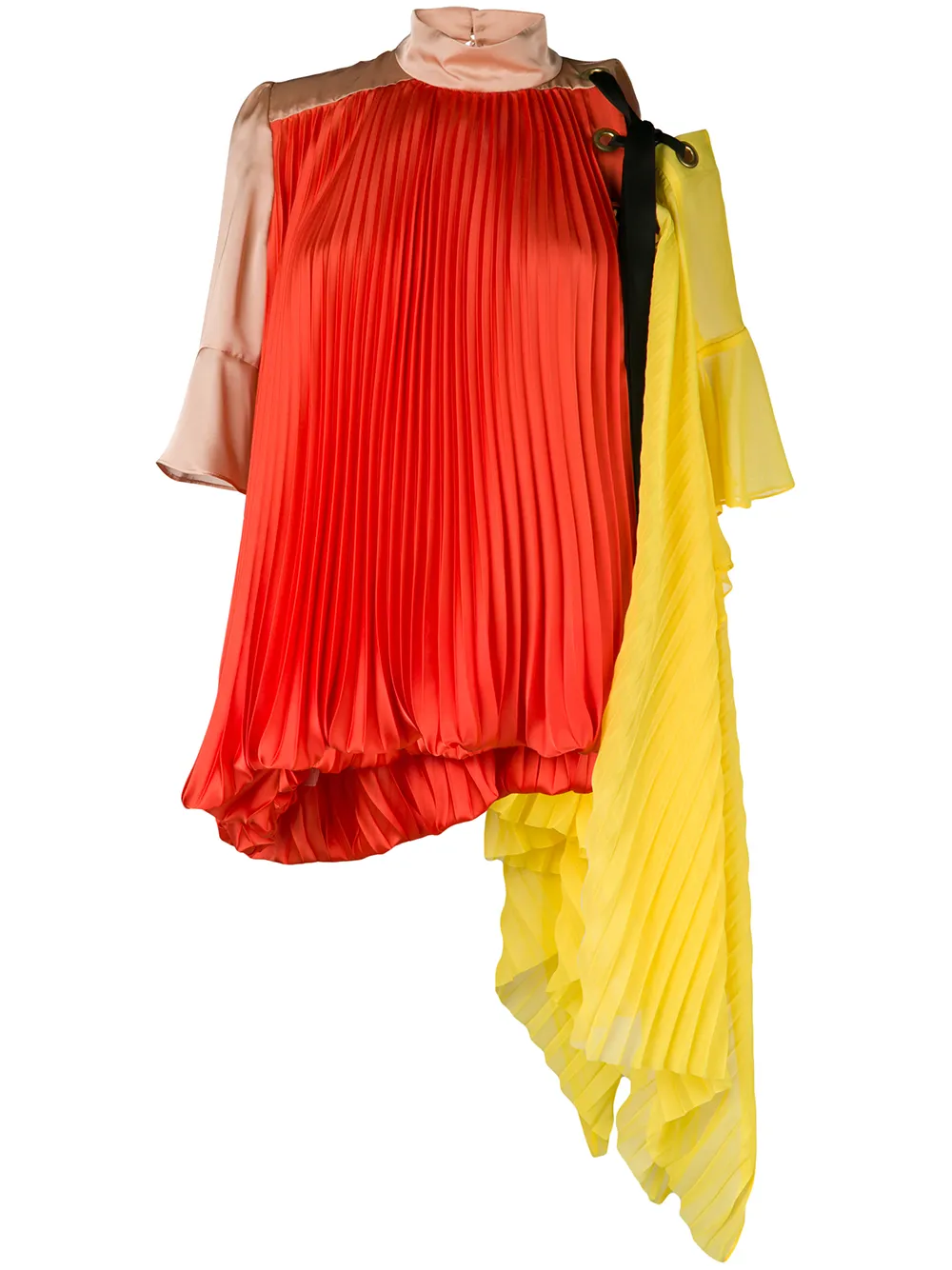 Sacai Tops SACAI ASYMMETRISCHES TOP - ORANGE