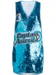 Image 1 of Faith Connexion Captain America jersey top