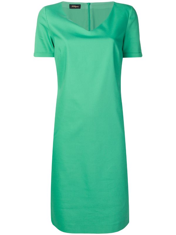 casual mint green dress