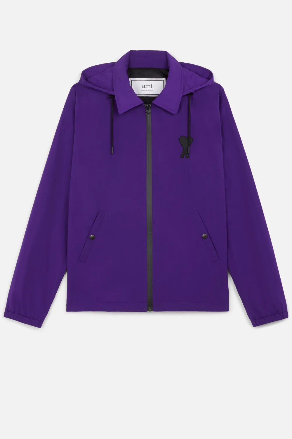 Click to view more detailed imagery on our partner's website Ami Alexandre Mattiussi Ami De Coeur Windbreaker In Purple