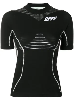 off white athletic knit jumpsuit
