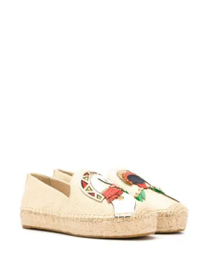 tory burch parrot espadrille