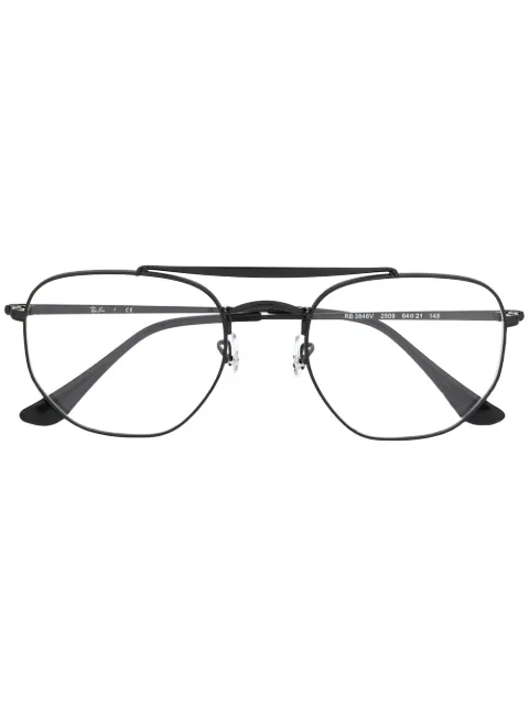 Ray-Ban top bar round glasses