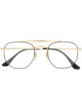 Ray-Ban oversized frame glasses - Gold