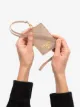 Prada Saffiano leather badge holder