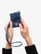 Prada logo-plaque lanyard cardholder
