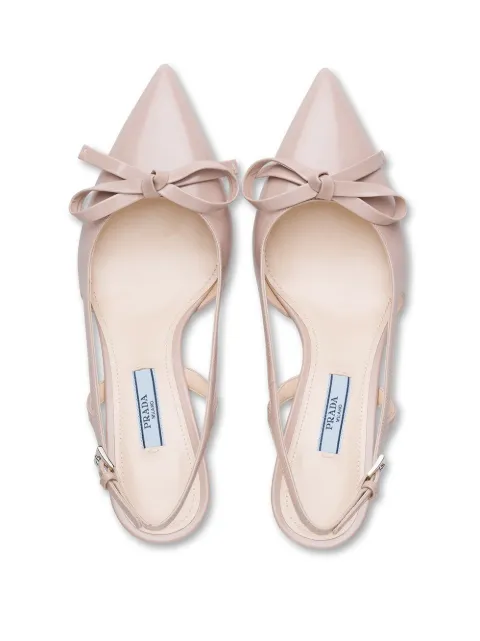 prada gabardine slingback