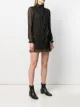 Saint Laurent star print mini dress