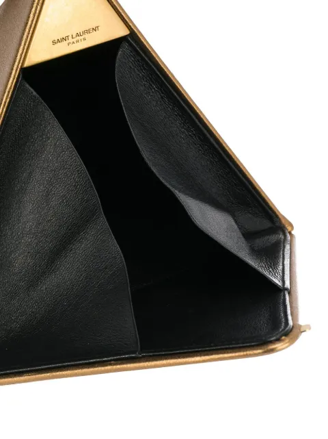 ysl pyramid bag black