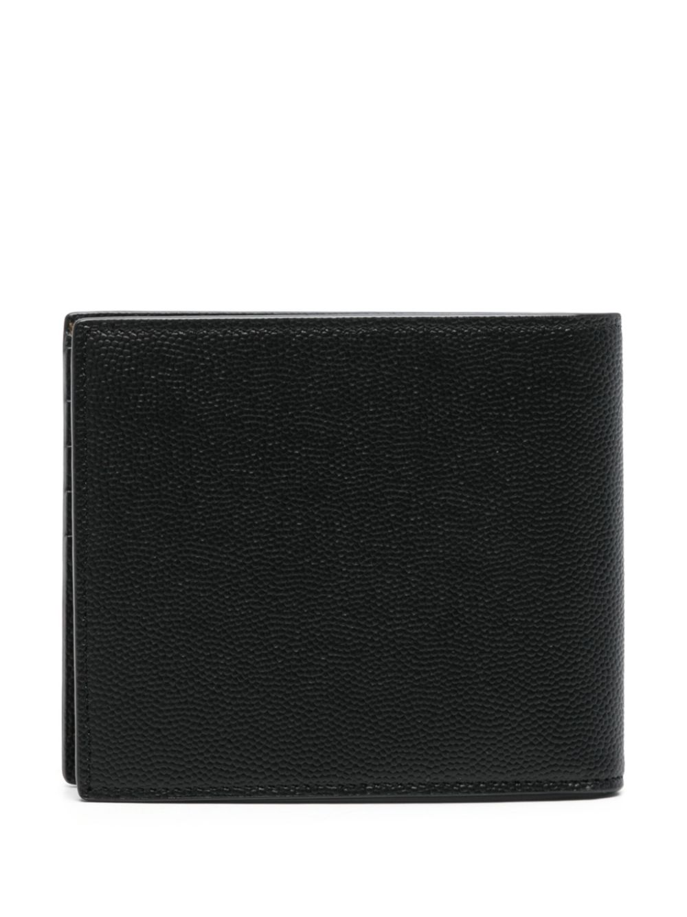 Saint Laurent Cassandre-logo leather wallet - Black