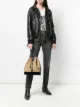 الصورة 2 من Saint Laurent حقيبة مخروطية بطبعة حروف
