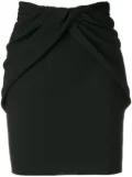 Saint Laurent draped-style skirt - Black