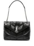 Saint Laurent medium Loulou leather shoulder bag - Black