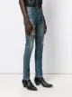Saint Laurent ripped-detail skinny jeans