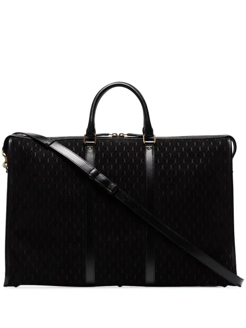 Saint Laurent monogram pattern holdall bag