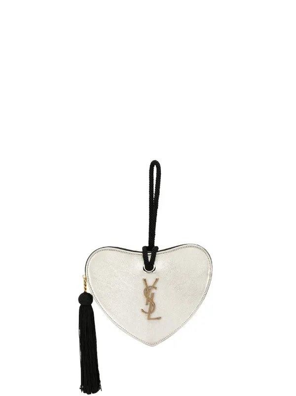ysl heart clutch
