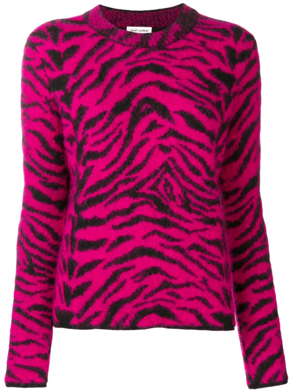saint laurent pink jumper
