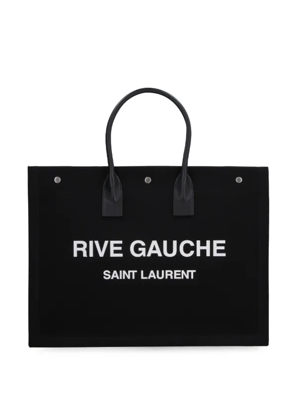 Saint Laurent Noe Rive Gauche Tote Black FARFETCH UK