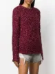 Saint Laurent metallic textured jumper