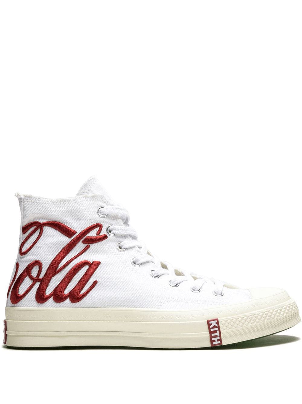 Shop white Converse x Kith x Coca-Cola Chuck 70 Hi sneakers with Express  Delivery - Farfetch