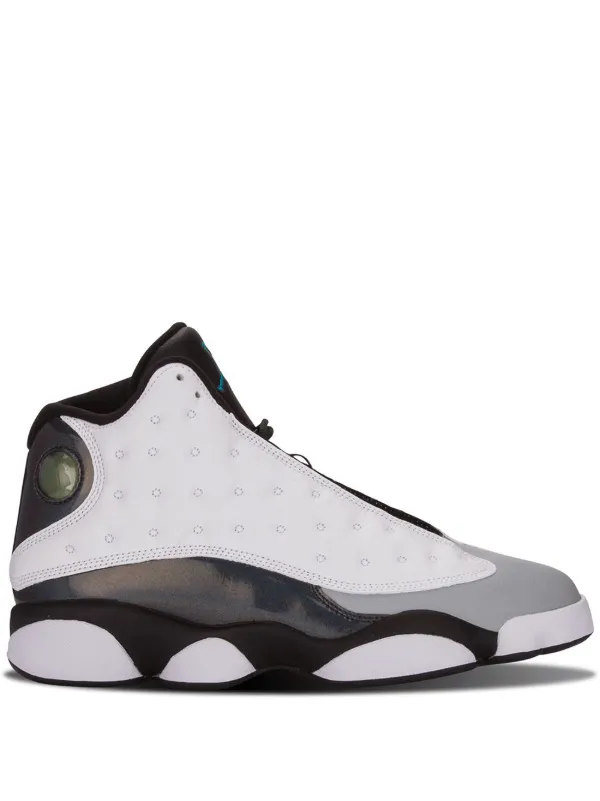 air jordan 13 grey and white