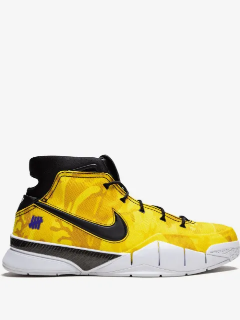 Nike x Undefeated Kobe 1 Protro PE "LeBron PE/Yellow Camo" sneakers