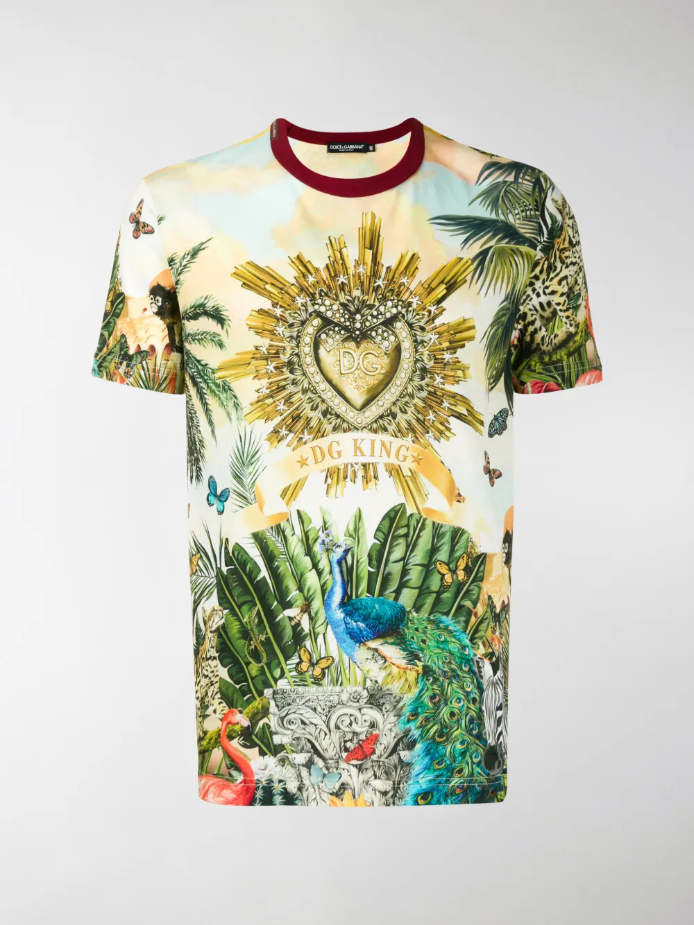 DOLCE & GABBANA GIARDINO PRINT T-SHIRT,G8KBATHH7YP13813470