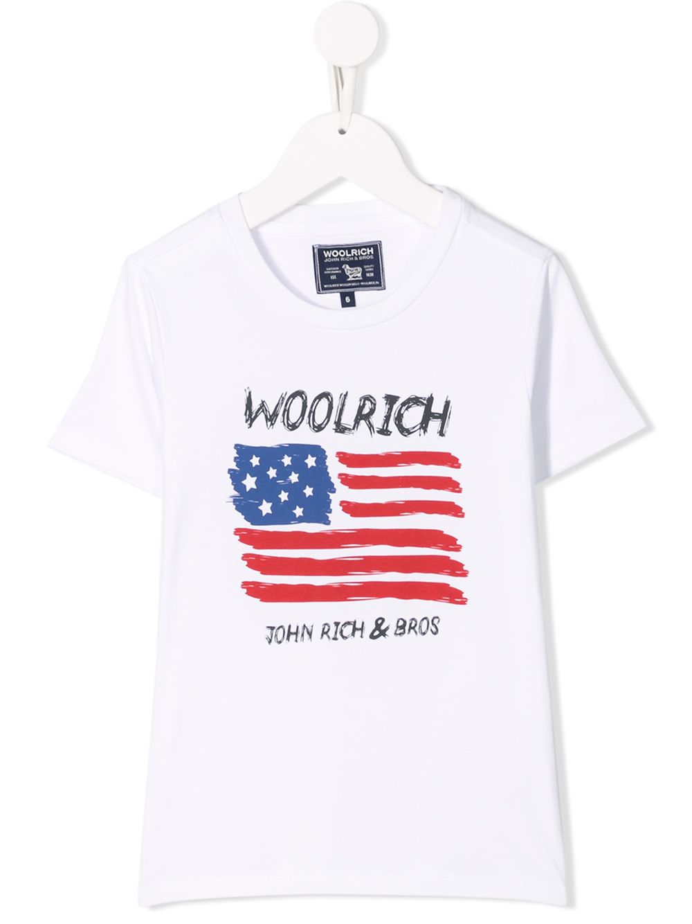 фото Woolrich Kids футболка с принтом