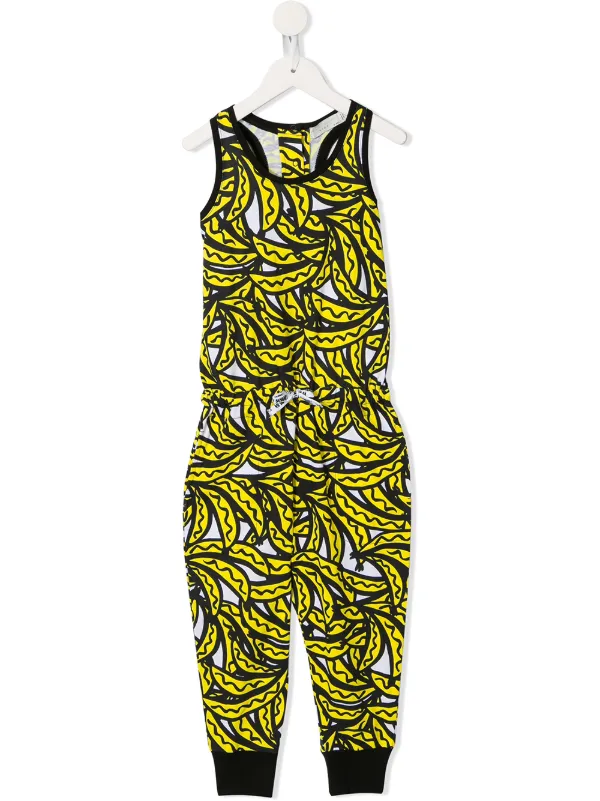 banana print jumpsuit