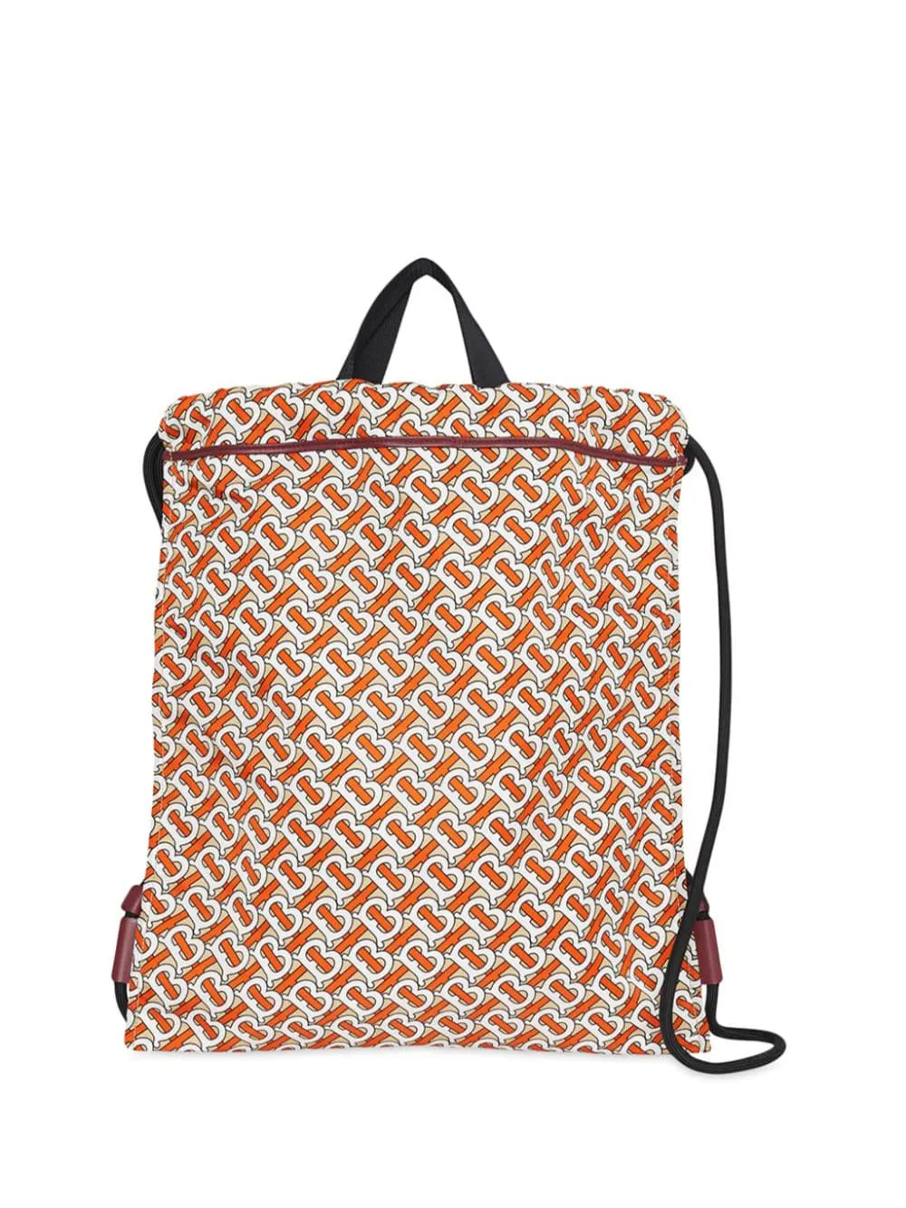 Burberry Monogram Print Nylon Drawcord Backpack Farfetch