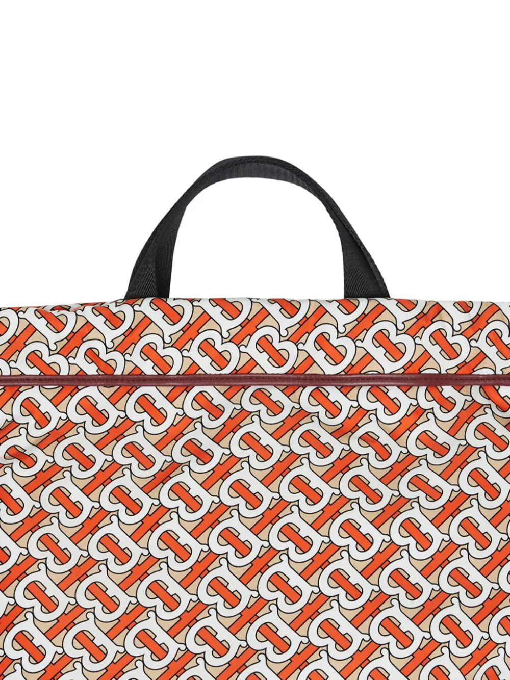 Burberry Monogram Print Nylon Drawcord Backpack Farfetch