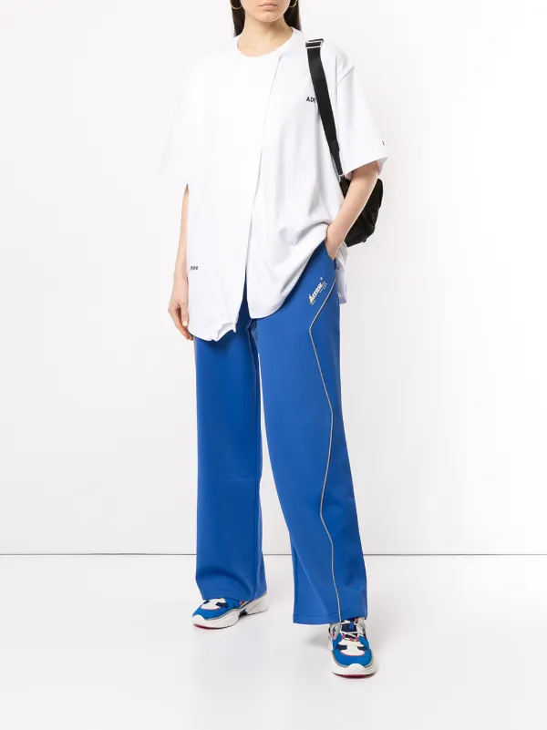 Ader Error wide-leg Track Pants | Blue | FARFETCH