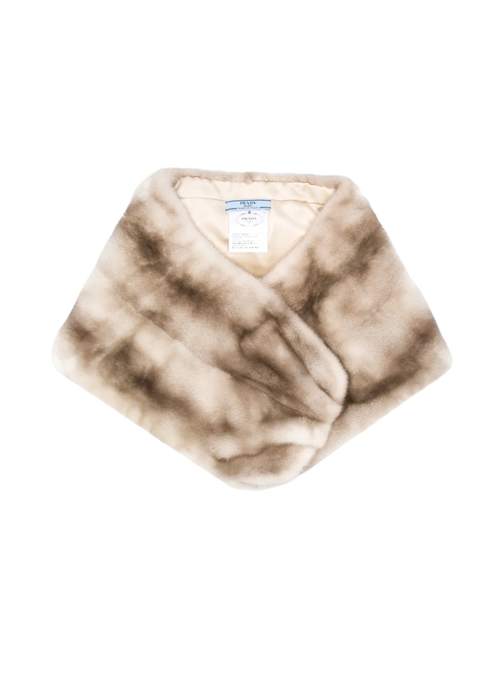 fur bolero-style scarf