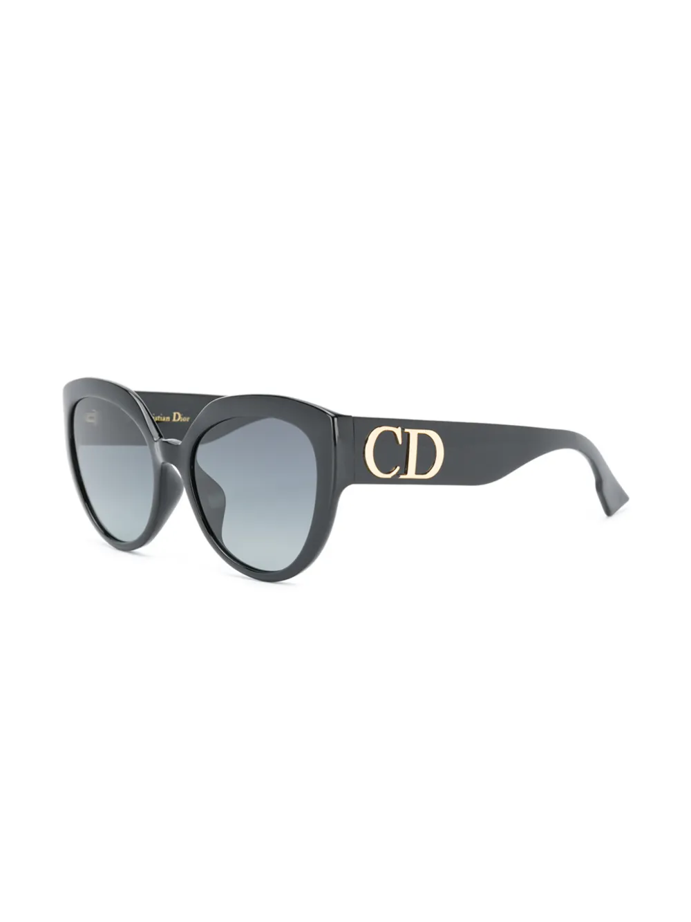 фото Dior eyewear солнцезащитные очки в массивной оправе 'кошачий глаз'