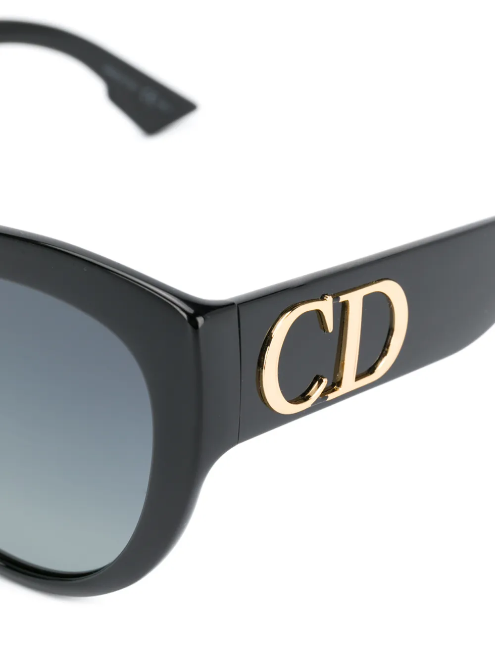 фото Dior eyewear солнцезащитные очки в массивной оправе 'кошачий глаз'